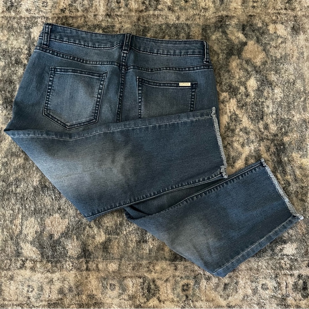 Jennifer Lopez Capri Fringe Jeans 8P